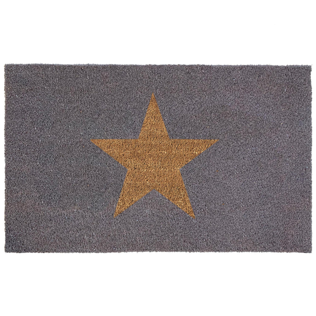 My Mat Printed Coir Inverse Star 45X75