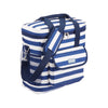 KitchenCraft Lulworth Nautical-Striped Medium Cool Bag