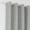 Knightsbridge Grey eyelet header