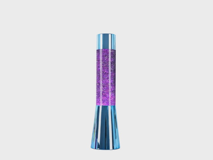 Sense Aroma Blue Metallic Glitter Lava Lamp