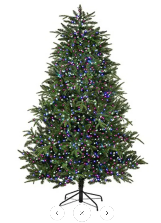 Premier Multi-Action Treebright LED Lights with Timer 500s Blue And Purple