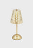 USB Gold Accent Touch LED Lamp 3 Light Modes - Gold  (A)