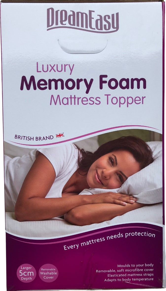 DreamEasy 2" Memory Foam Topper (DHD)