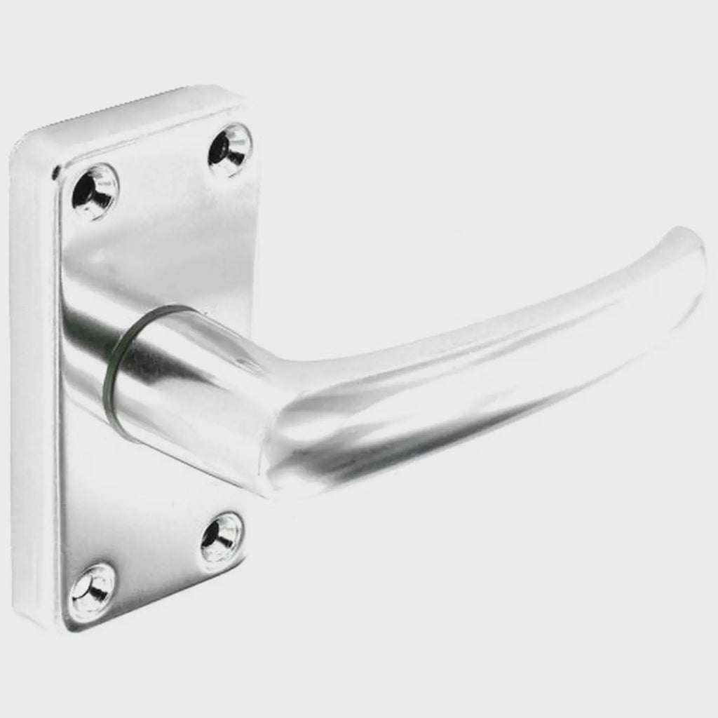 Securit Pair of Aluminium Latch Handles 85mm