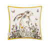 Museums & Galleries Organic Cotton 45x45cm Filled Cushion Wildflower Hare