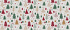 Wipeclean Xmas Table Cloth 140cm/54in By The Metre N3F-05