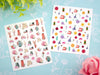 Sewing & Knitting Themed Nail Stickers: 122 Stickers