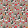 Wipeclean Xmas Table Cloth 140cm/54in By The Metre N5X-01
