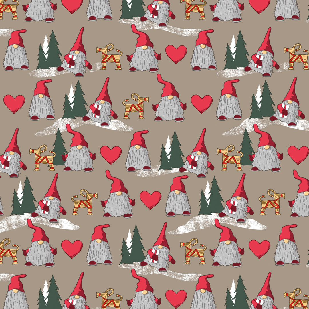 Wipeclean Xmas Table Cloth 140cm/54in By The Metre N5X-01