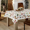 Wipeclean Xmas Table Cloth 140cm/54in By The Metre NB5-01