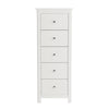 Nairn White 3+3 Drawer Wide Chest Of Drawers  White  (DHD) Image 2