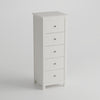 Nairn White 3+3 Drawer Wide Chest Of Drawers  White  (DHD) Image 3