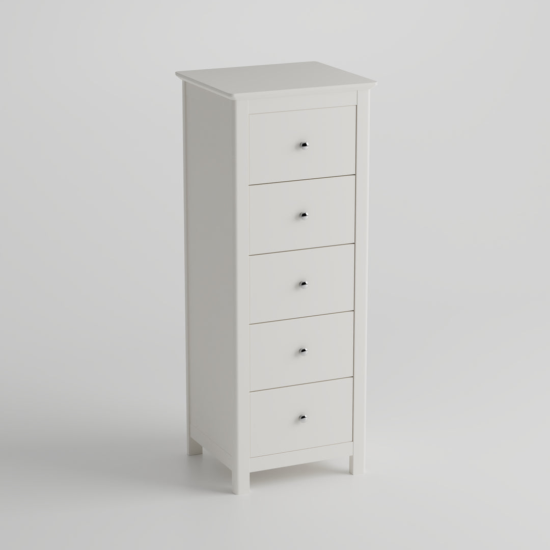 Nairn White 3+3 Drawer Wide Chest Of Drawers  White  (DHD) Image 3
