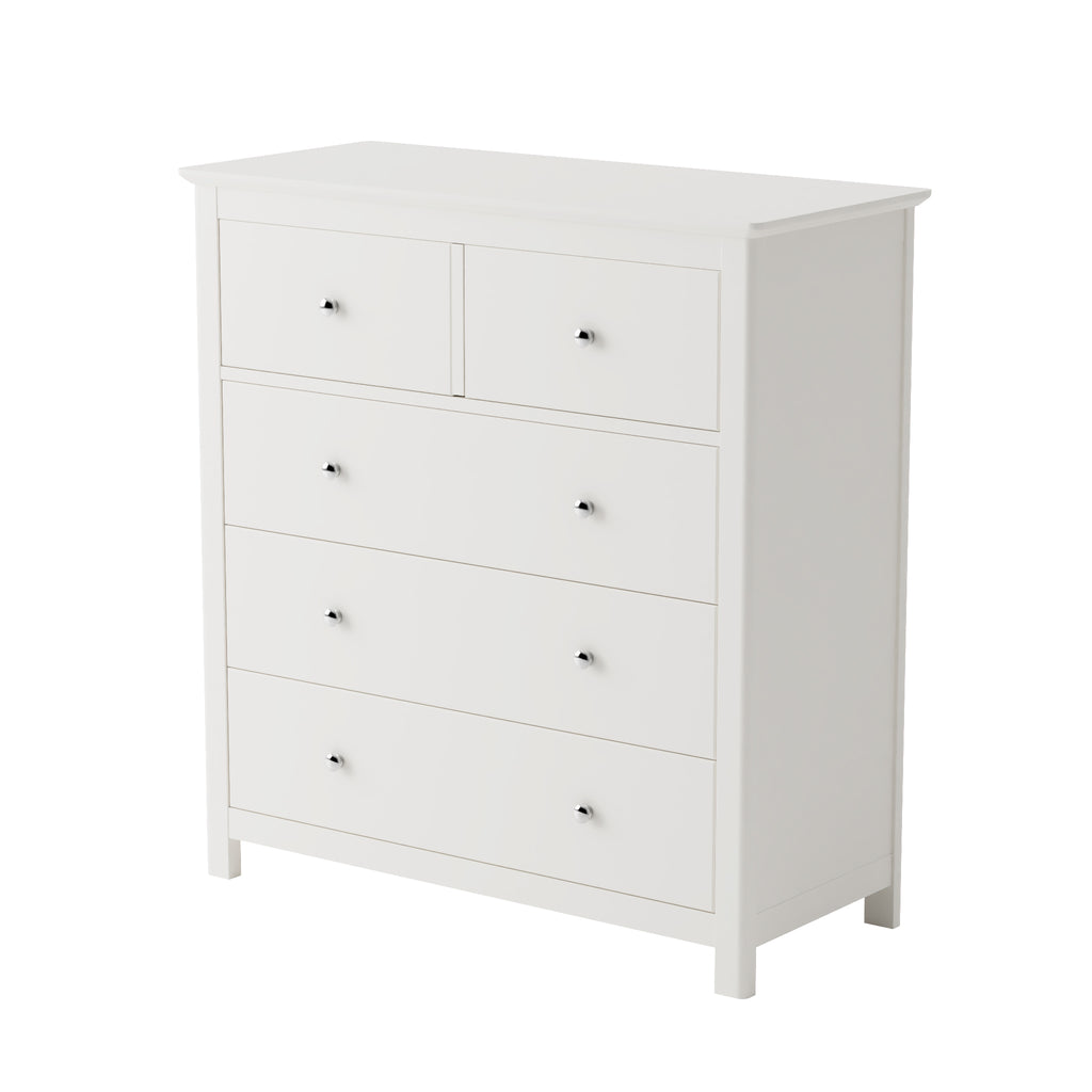 Nairn White 2 Door, 1 Drawer Wardrobe White  (DHD) Image 1