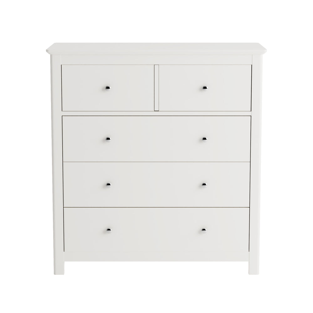 Nairn White 2 Door, 1 Drawer Wardrobe White  (DHD) Image 2