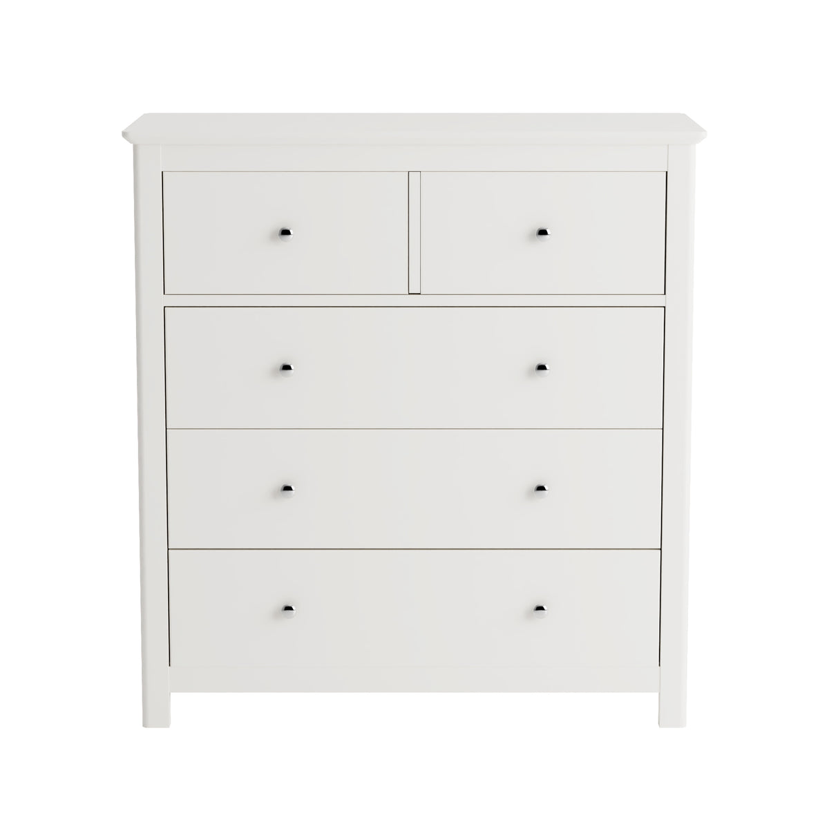 Nairn White 2 Door, 1 Drawer Wardrobe White  (DHD) Image 2