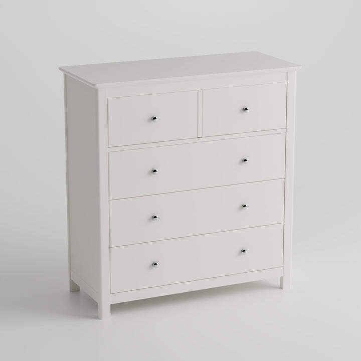 Nairn White 2 Door, 1 Drawer Wardrobe White  (DHD) Image 3