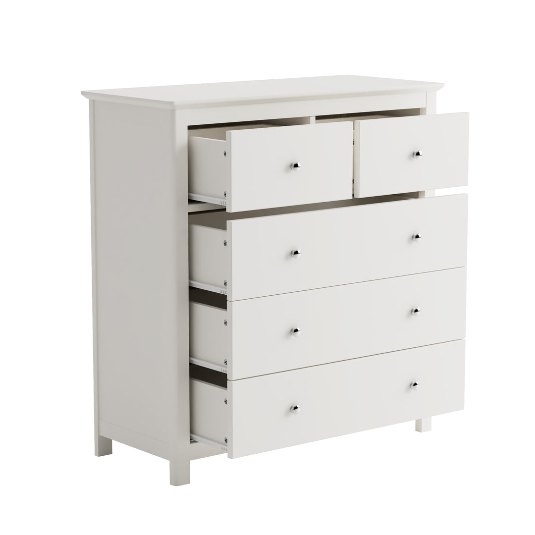 Nairn White 2 Door, 1 Drawer Wardrobe White  (DHD) Image 4