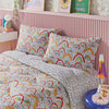 Night Lark Coverless 10.5 Tog Duvet With Pillowcase(s) Eleanor Bowmer Rainbow Single