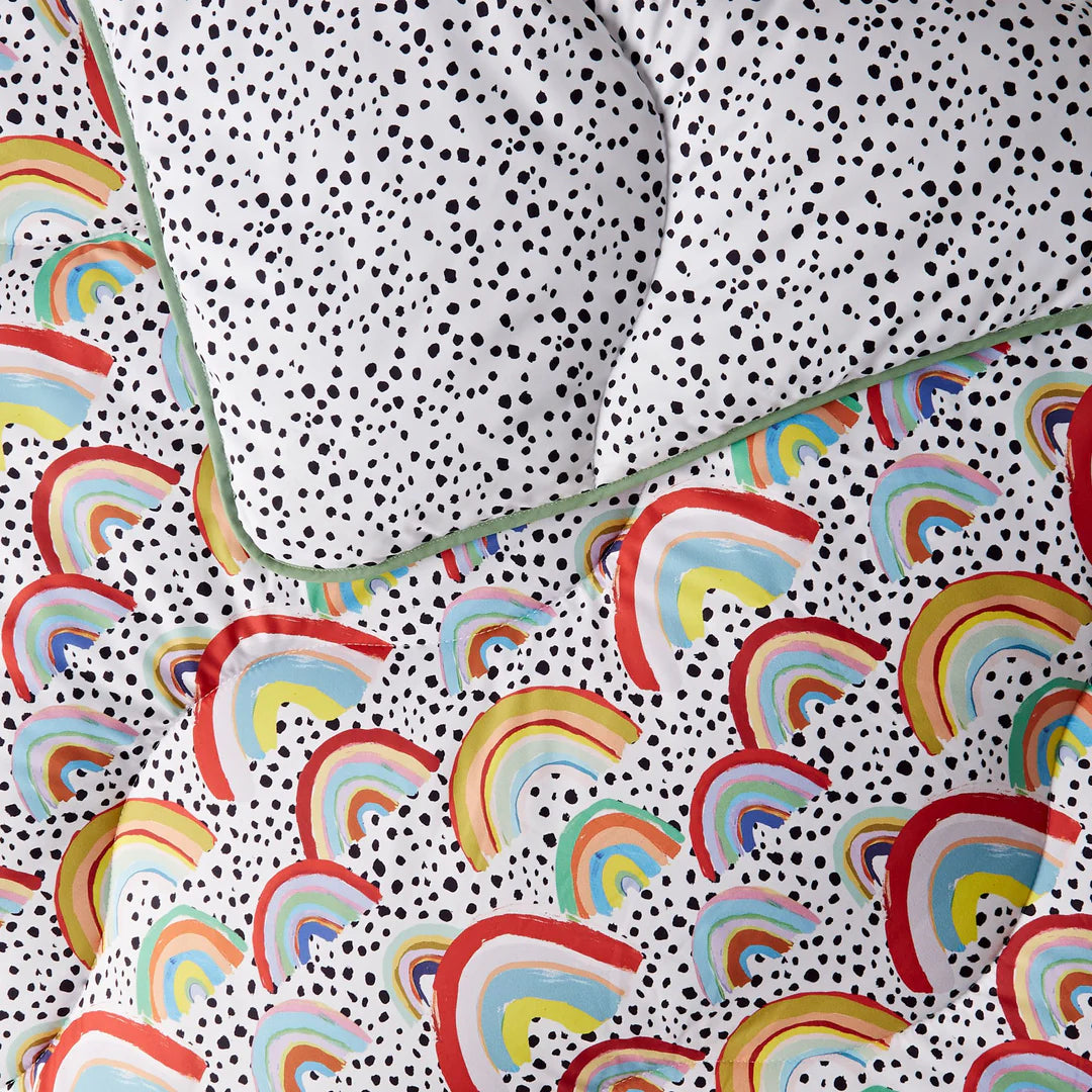 Night Lark Coverless 10.5 Tog Duvet With Pillowcase(s) Eleanor Bowmer Rainbow Single