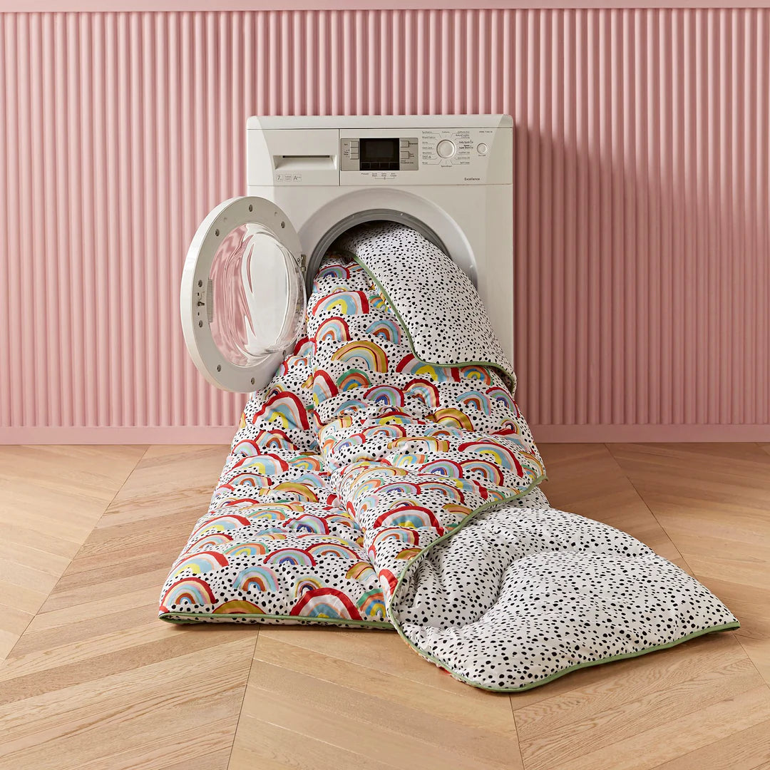 Night Lark Coverless 10.5 Tog Duvet With Pillowcase(s) Eleanor Bowmer Rainbow Single