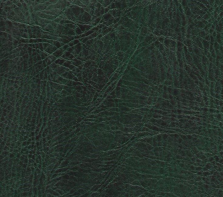 Chester green leatherette fabric