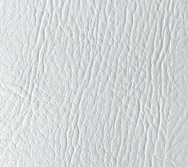 Chester white leatherette fabric