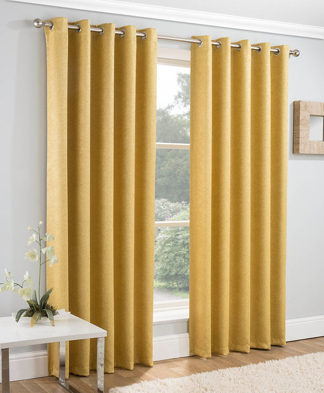Vogue Ready Made Blackout Eyelet Curtains (Instore)
