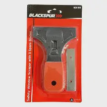 Blackspur Window Scraper with 3 Spare Blades