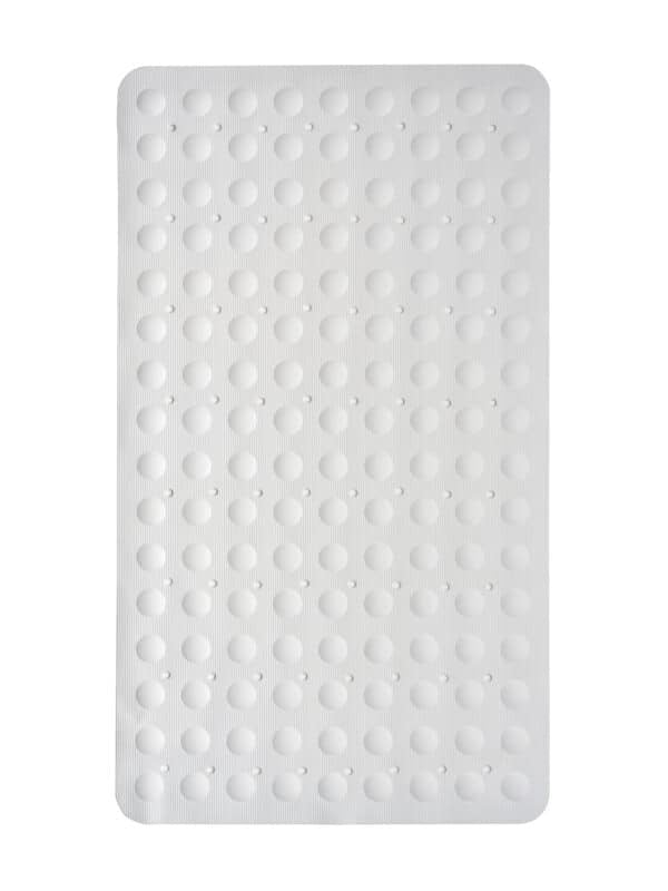 Showerdrape Orbit Bath Mat White