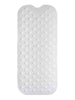 Showerdrape Orbit Extra Long Bath Mat White