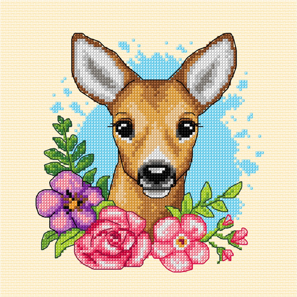 Counted Cross Stitch Kit: Deer