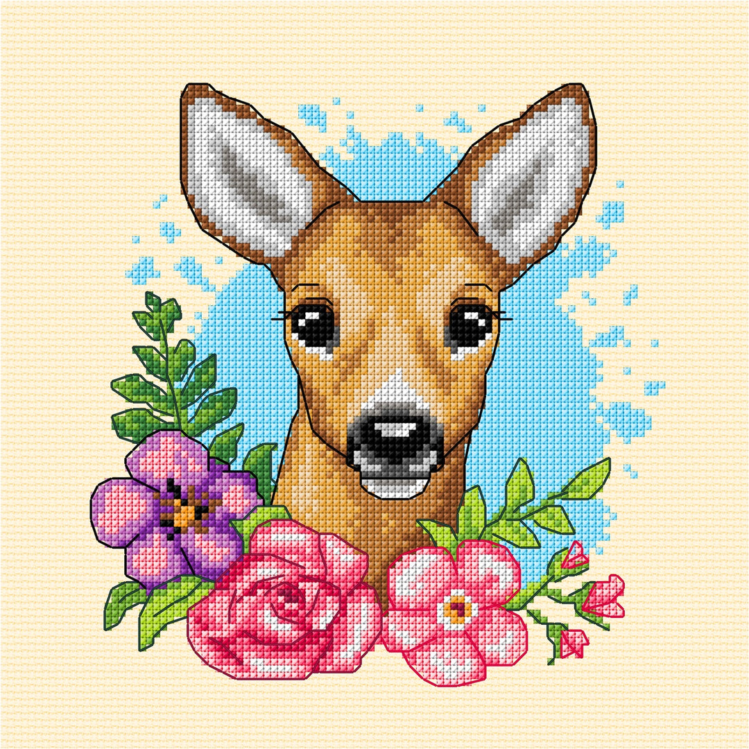 Counted Cross Stitch Kit: Deer