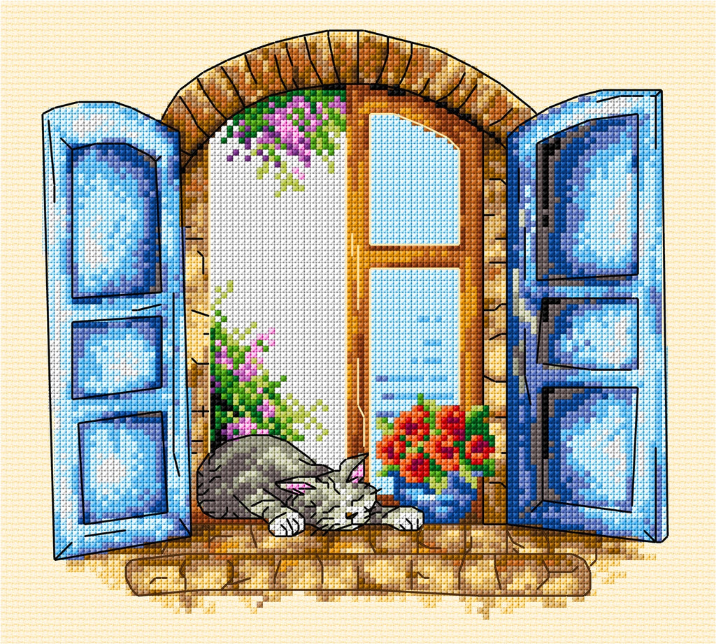 Counted Cross Stitch Kit: Window
