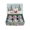 Set Of 6 X 7.5cm Decoupage Balls - Gonks