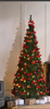 120cm Pre-Lit Green / Red Bow Pop Up Tree PC120