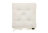 Primavera Seat Pad With Ties Porcelain 38cm