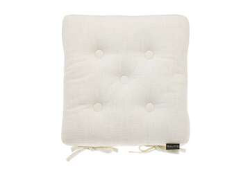 Primavera Seat Pad With Ties Porcelain 38cm