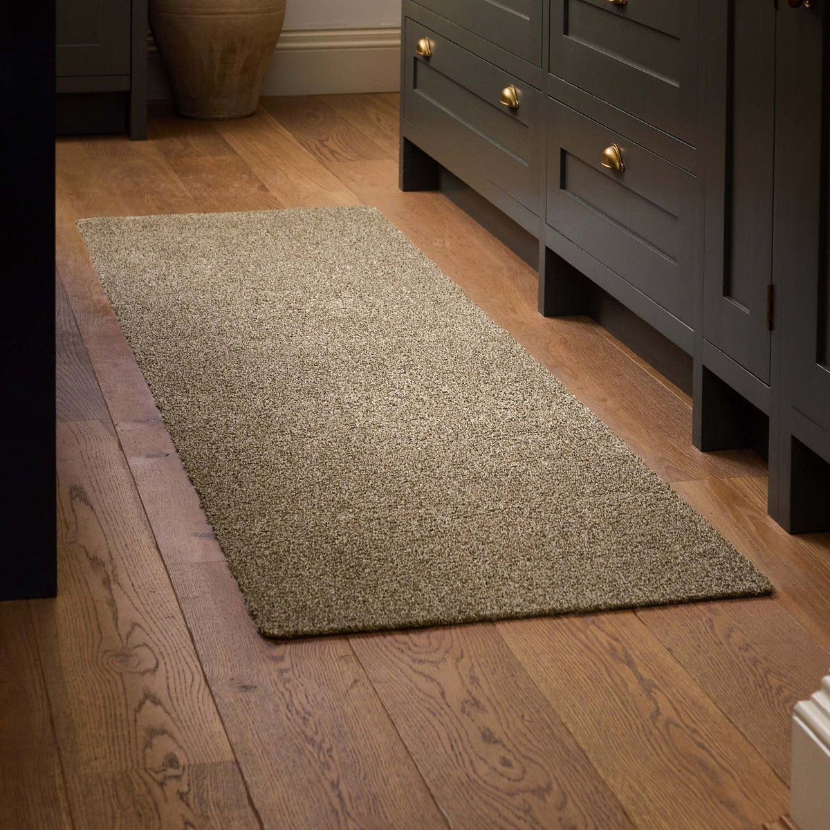My Mat Cotton Indoor Linen runner in a hallway