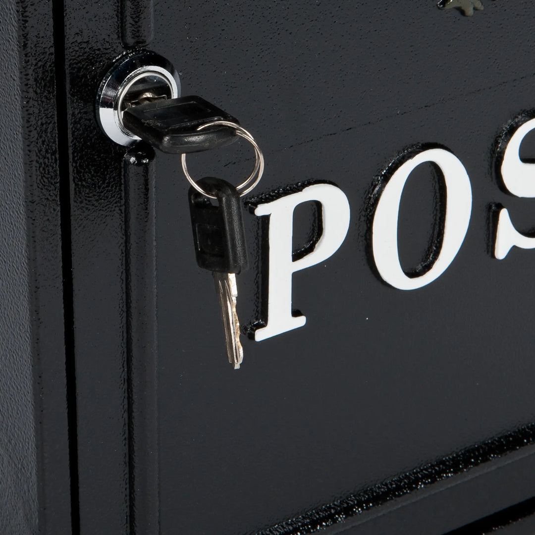 Arboria Wall Mounted Cast Iron Mailbox Horse Design