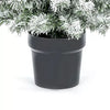Premier Woodcote Flocked Spruce 90cm Artificial Xmas Tree in Pot