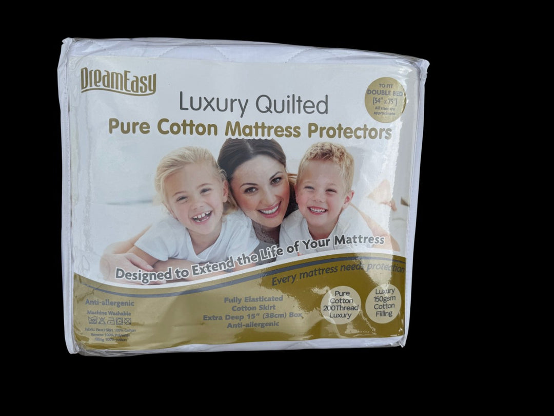 DreamEasy Cotton Filled Quilted Mattress Protector