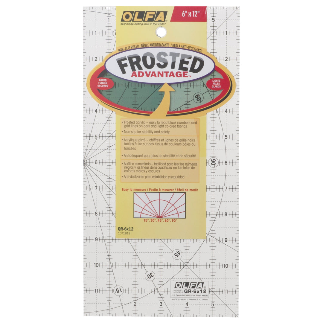 Quilting Rule: Non Slip: 6 x 12 inch
