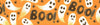Ribbon: Ghouls: 40mm: Orange - Sold By The Metre