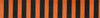 Ribbon : Witches Stripe: 15mm: Orange - Sold By The Metre
