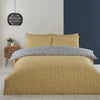 Helston Duvet Cover Set Ochre Reversible