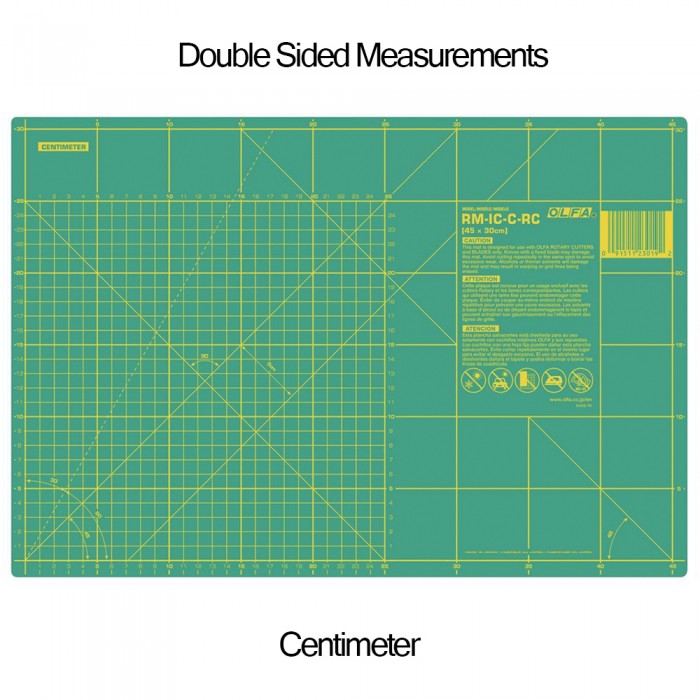 Cutting Mat: 18 x 12in or 45 x 30cm Olfa