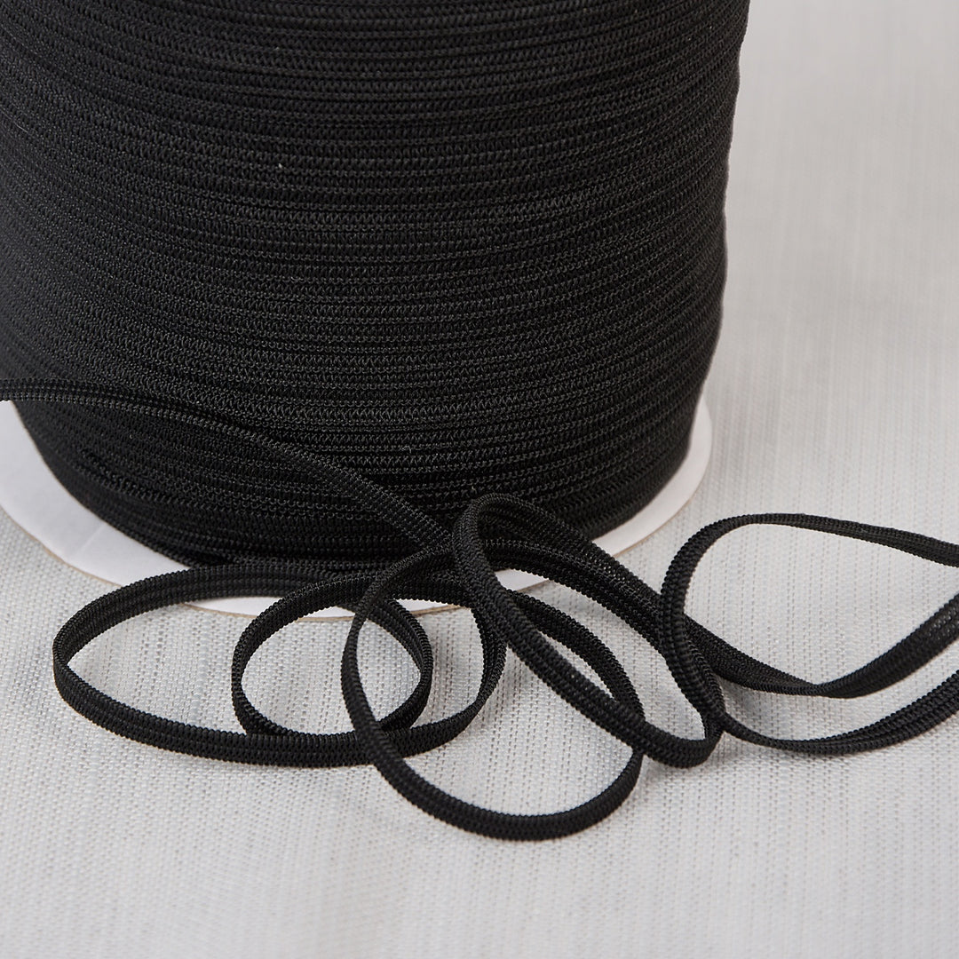 Elastic: Hats, Helmets, Masks: 5mm: Black Sold By The Metre