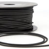 Round Elastic: 3mm: Black Sold by the Metre