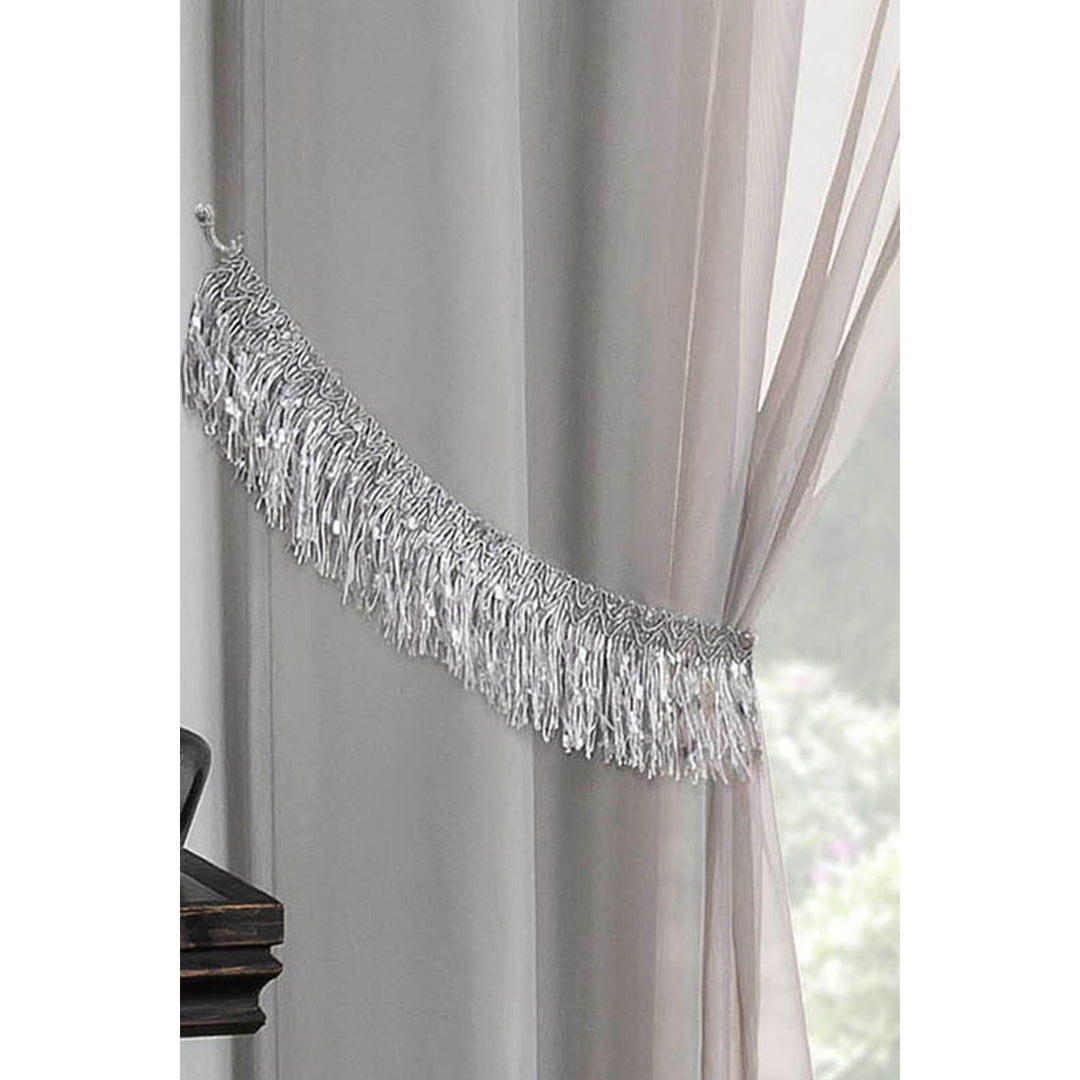 Savannah 60cm Tie Backs Silver
